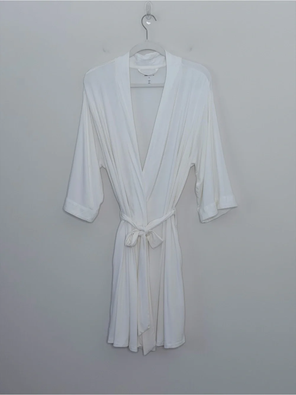 Cozy Earth Women's Bamboo Stretch-Knit Kimono Robe Size Large